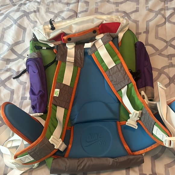 blue nike sb backpack RPM (Purple, One Size) Size:TSCS-661MF msf Multiple zippered pockets complement adidas Classic 3S Backpack